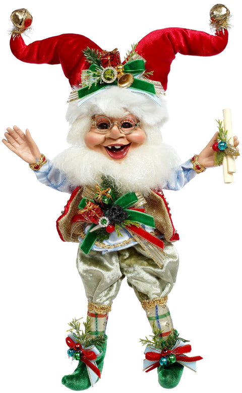 + SM GIFT WRAPPING ELF RD/GRN 30,5CM