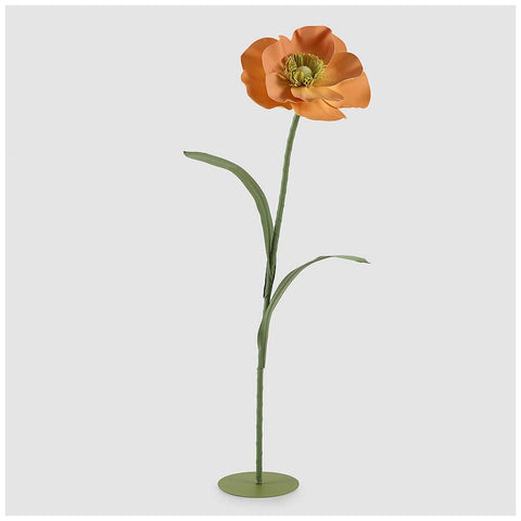 EDG Enzo de Gasperi Fiore grande Anemone Jumbo artificiale con base D45xH165 cm