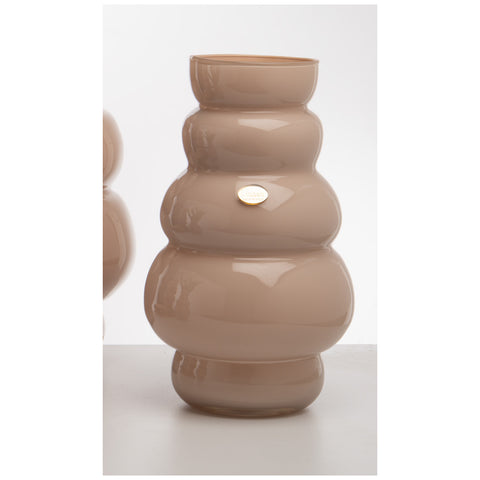 Divina Collection Vaso grande in vetro "Aurora" D11xH30 cm 2 varianti(1 unità)