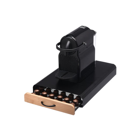 Estia Home Drawer for 60 Coffee Capsules Black "Bambo Essentials" 39x26.5xH6 cm