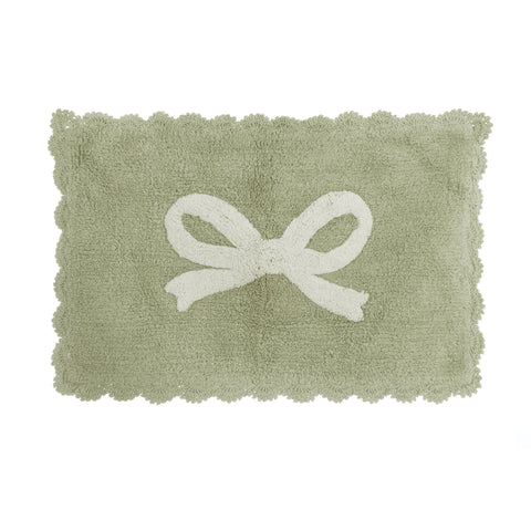 Blanc Mariclò Tappeto bagno in cotone con fiocco 45x75 cm 4 varianti(1 unità)