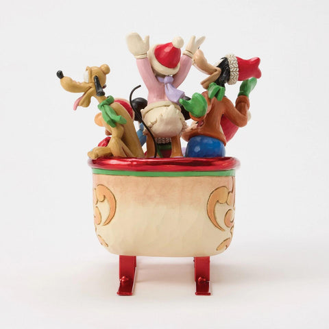 Enesco Mickey Mouse and Friends Christmas Figurine, Jim Shore 20x16xH20 cm