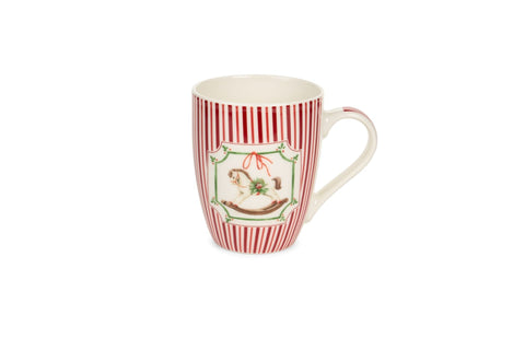 Nuvole di Stoffa Mug natalizia Tazza da latte in ceramica " MAGIC NOEL" 350 ml 6 varianti (1unità)