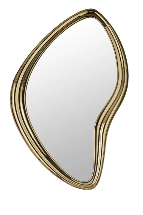 Bongelli Preziosi Specchio da parete in polvere di marmo oro 12xH19 cm