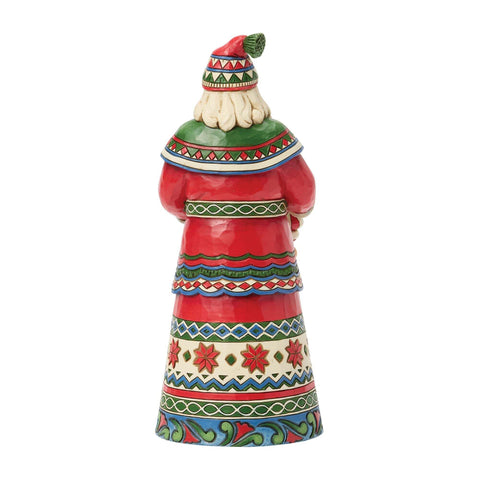 Enesco Statuina Babbo Natale con cavallo, Jim Shore 8.5x8.5xH20 cm