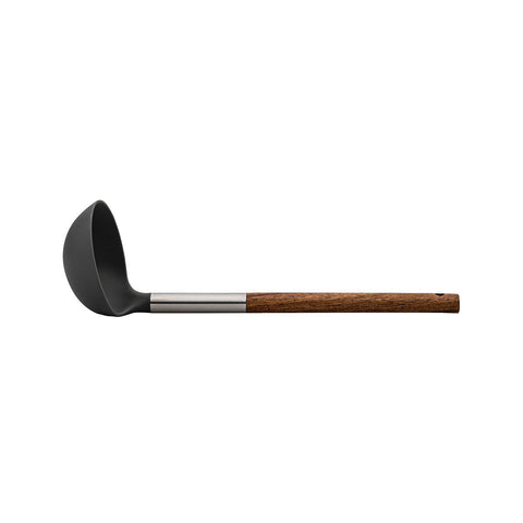 Estia Home Mestolo da zuppa in PBT, manico in legno 30.5x8.9x9.8 cm