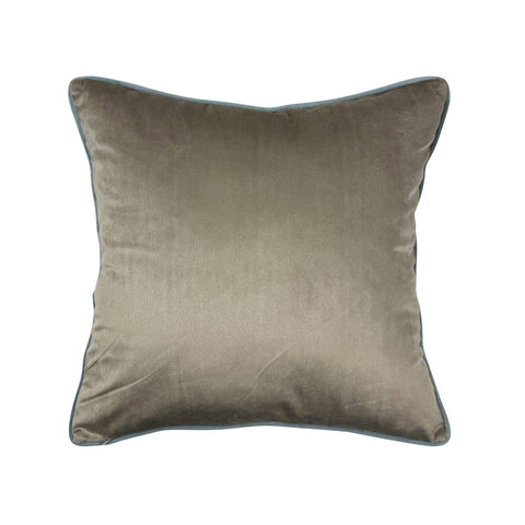 Blanc Mariclò Cuscino arredo effetto velluto beige "Velluto soffice" 2 varianti(1 unità)