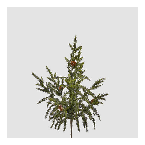 EDG Branch with pine cones Christmas decoration artificial Cryptomeria H44 cm