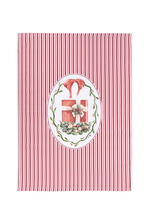 Nuvole di Stoffa Set natalizio strofinaccio + mestolo "MAGIC NOEL" cotone 50x70 cm 6 varianti (1 unità)