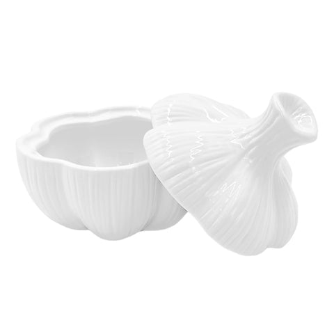 La Porcellana Bianca Ciotola porta aglio "Fattoria" D12xH12 cm