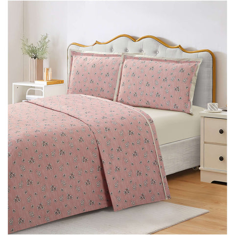 Art Deco Completo letto lenzuola matrimoniale in cotone + 2 federe "Tiffani Brigitte"