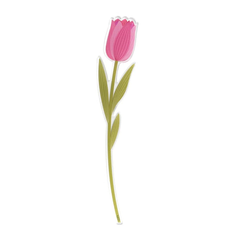 Vesta Fiore decorativo grande in cristallo acrilico H58 cm