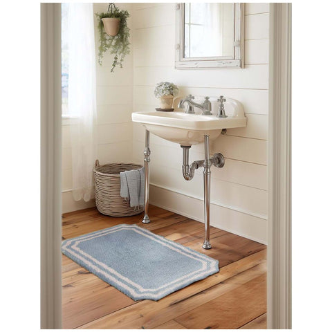 Tapis de bain en coton Blanc Mariclò « Secret Bathroom » 50x80 cm 3 variantes (1 unité)