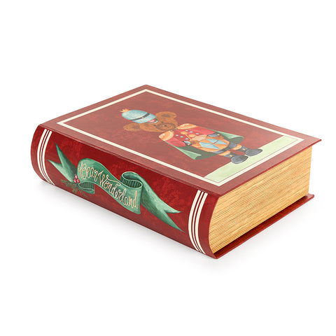 Nuvole di Stoffa Set 2 scatole libri "Bear Wonderland" 15/26 cm