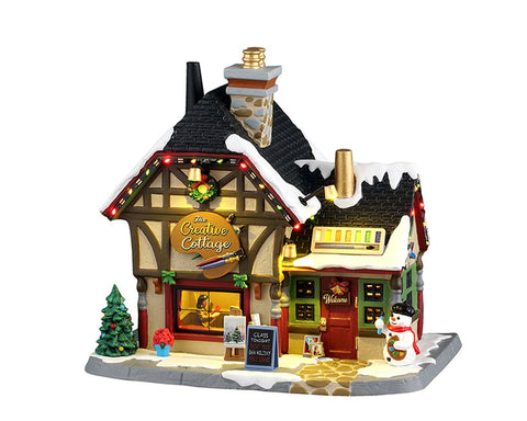 LEMAX Edificio illuminato "The Creative Cottage" H17.9x19x13 cm