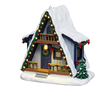 LEMAX Edificio luci led "A-Frame Rental Home" H12.5x12.5x8.8 cm