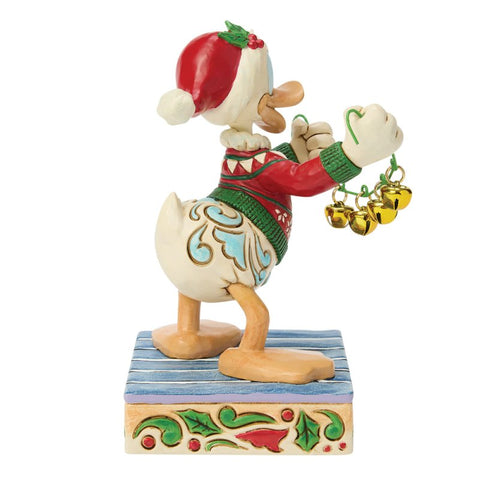 Enesco Disney Jim Shore Statuina di natale Paperino Bells 7.5x5xH12 cm