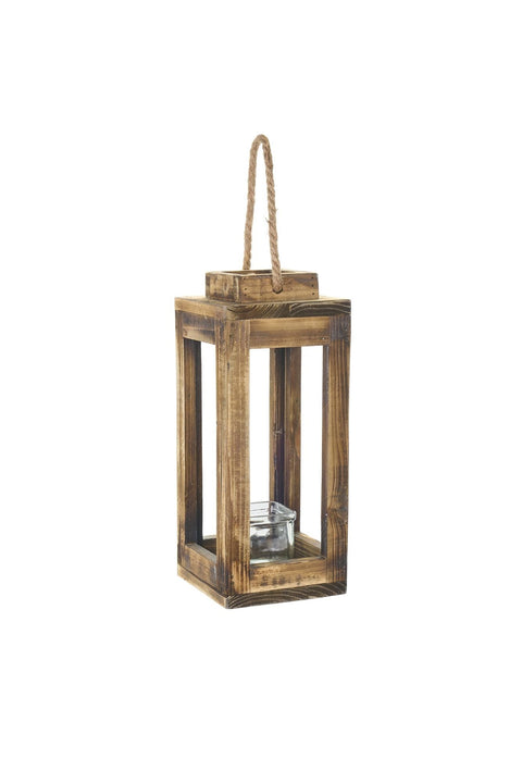 Lot de 2 lanternes de Noël « Forêt enchantée » en tissu Nuages ​​H 58/38 cm