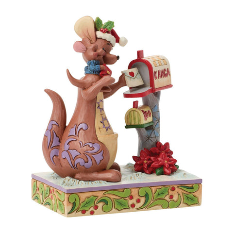 Enesco Disney Statuina di natale Kanga e Roo H13 cm
