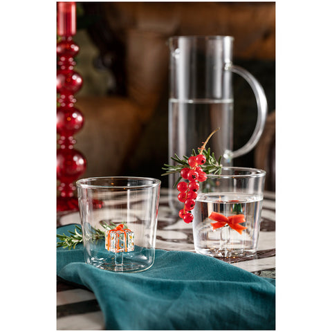 Henriette Coffret 6 verres de Noël en verre "Sweet X'mas" 300 ml