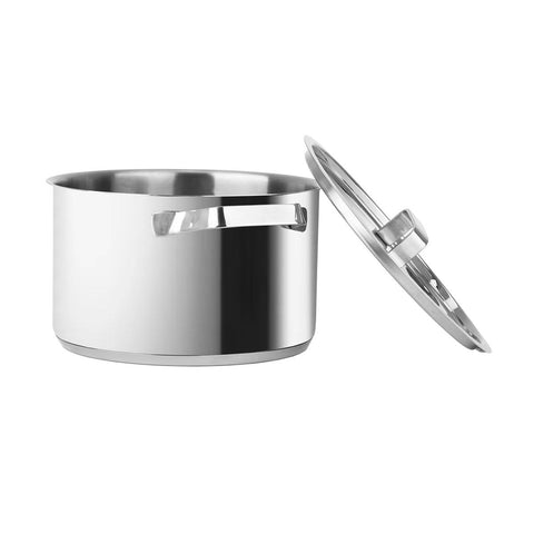 Estia Home Casseruola in acciaio inox + coperchio "Allegro" 24 cm