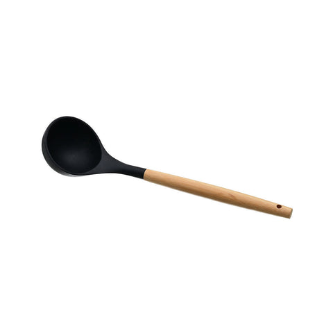 Estia Home Mestolo da Zuppa da cucina in silicone "Bamboo Essentials" 31.5x7.7x6.7 cm