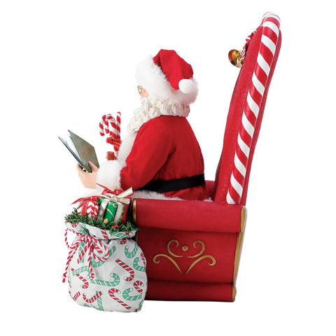 Department 56 Possible Dreams Babbo Natale "Santa At the Mall" 20.5x20.5xH25.5 cm
