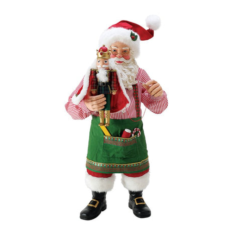 Department 56 Possible Dreams Babbo Natale "Nutcracker King" 30.5x24.5xH62.5 cm
