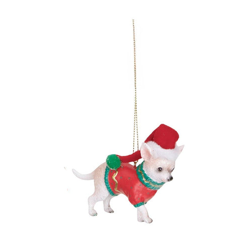 GOODWILL Cagnolino di Natale in resina per albero 10 cm 3 varianti(1 unità)