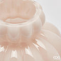 Edg Enzo de Gasperi Vaso Chignon in vetro rosa da interno D22xH28 cm - Angelica Home Stabia