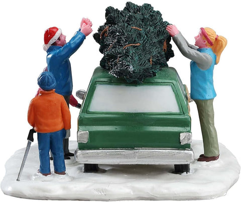 LEMAX Personaggi Albero di Natale "Christmas Tree Transport" H7.9x14x11 cm