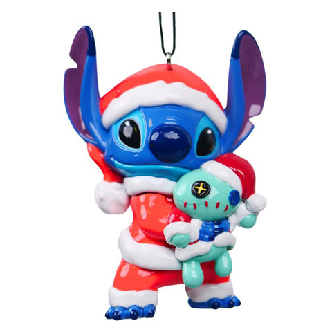 Kurt S. Adler Décoration de Noël pour sapin Disney, Stitch with Scrump H11 cm