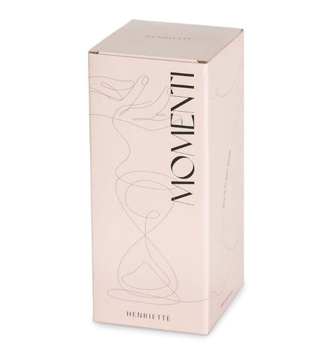 Henriette Bicolor cobalt glass hourglass "Momenti" D4xH12 cm