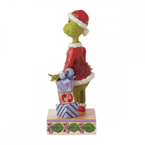 Figurine de Noël Enesco Grinch avec cadeaux "Jim Shore" 8x11xH20 cm