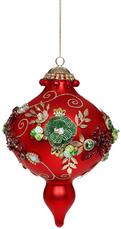 GOODWILL Mark Roberts Pendente di natale in vetro con gioielli "Kings Jewel" 20 cm