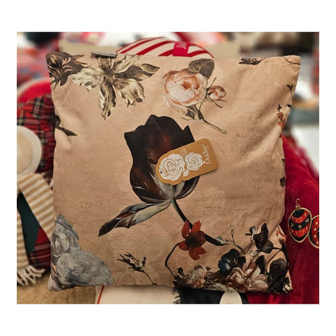 L'Atelier 17 Cuscino arredo floreale "Flamand" 45x45 cm 2 varianti(1 unità)