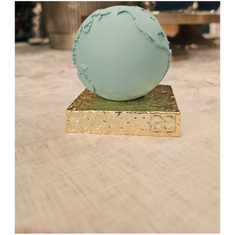 Chiaraela Mappamondo piccolo base oro "World" 7x8.5 cm 4 varianti(1 unità)