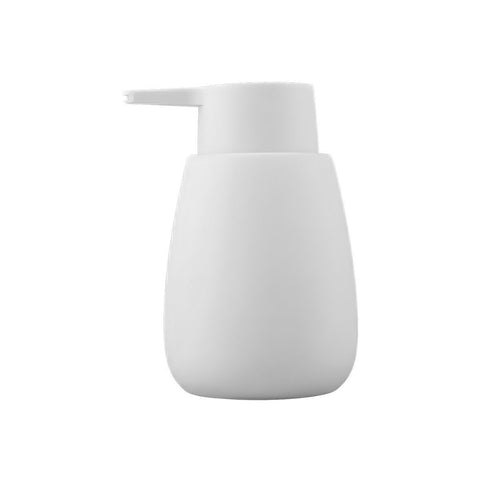 Estia Home Dispenser sapone in ceramica morbida bianca "Fjord" D8.5xH15 cm