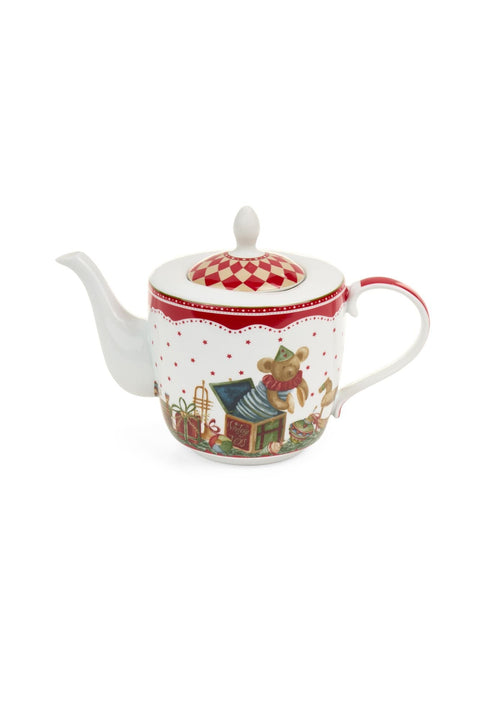 Nuvole di stoffa Teiera natalizia "VINTAGE TOYS" tisaniera 1000 ml