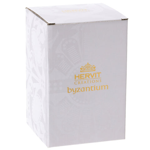 Hervit Glass bottle with stones "Byzantium" 500 ml 4 variants (1pc)