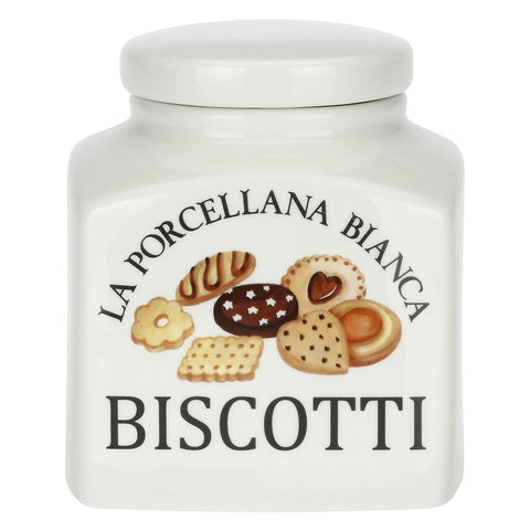 LA PORCELLANA BIANCA Pot à biscuits en porcelaine H 20 cm P0126350BD