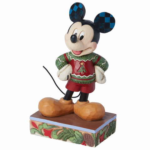 Figurine de Noël Enesco Mickey Mouse "Jim Shore" 8x5xH14 cm