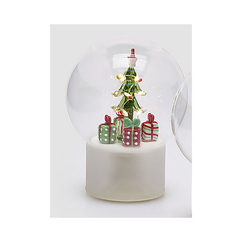 EDG Sfera di natale in vetro con LED e movimento D15 H18 cm 3varianti (1unità)