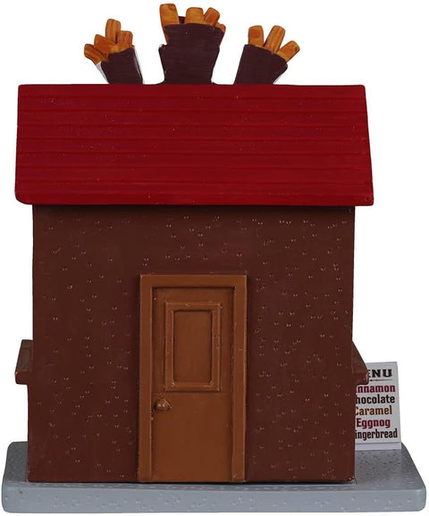 LEMAX Edificio Negozio "Churros" in resina H13.2x11.3x7.2 cm