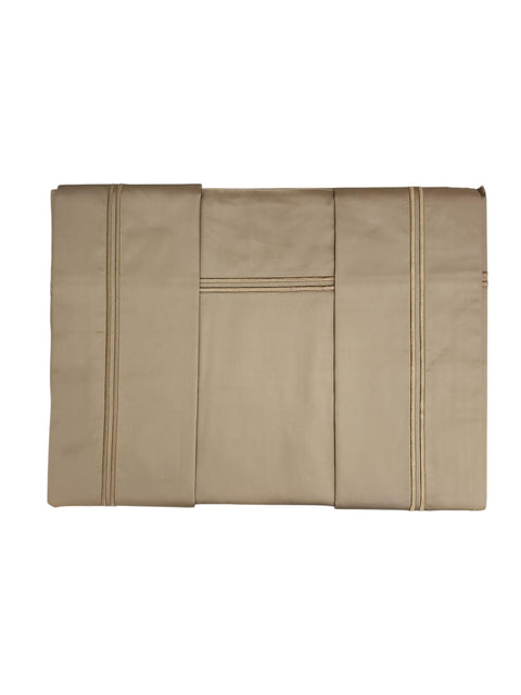 Parure de lit double Art Déco en coton + 2 taies d'oreiller « Bacchetta » 5 coloris