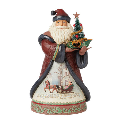 Enesco Père Noël avec traîneau "Jim Shore" 18x16xH28 cm