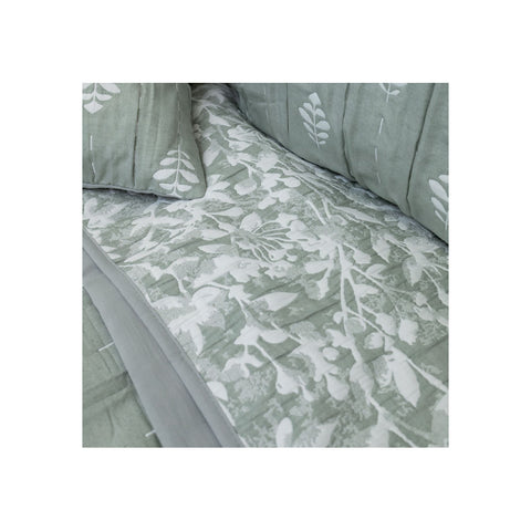 L'Atelier 17 Copriletto singolo primaverile double face + federa "Silky" 180x260 cm 6 varianti(1 unità)