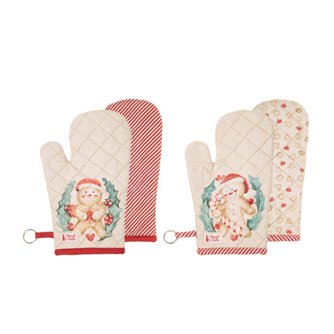 Nuvole di Stoffa Guantone da forno natalizio 19x32 cm 2 varianti (1 unità)