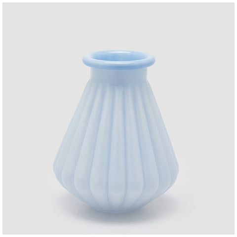 Edg Enzo de Gasperi Striped glass vase with rim D23xH28 cm 4 variants (1 unit)