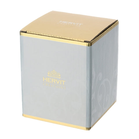 Boîte décorative en porcelaine Hervit « Thay » D12xH4,5 cm